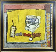 J. van Dijk, De kinderkamer, 1963, Olieverf op linnen