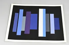 Klaas Bernink, Abstract, Zeefdruk uit 1968