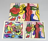 Klaas Bernink, Abstract, Drie tekeningen, viltstift