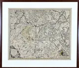 Comitatus Zutphania by Antiek Hollandse landkaart door Nicolai Visscher, Gravure op papier, sold Jan 2026