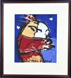 Herman Brood, Litho op textiel, Lithografie op textiel
