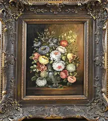 Anton Reuvers, Stilleven, Olieverf op paneel