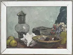 A. Potgieter, Stilleven, Olieverf op linnen
