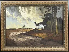 J. van Dijk, Landschap met zandpad
