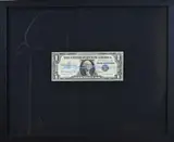 One Dollar + certificaat by Andy Warhol, sold Jan 2026