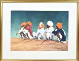 Moish Sokal, Arabieren, 2013, Aquarel op papier