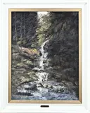 Pierre Jacobs, Waterval, Olieverf op linnen