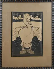 Jan Wittenberg, Pelikaan, Houtsnede op papier