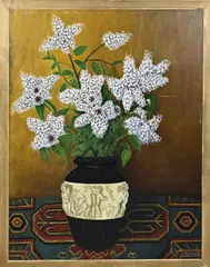 Stilleven Riewald by Duitse School, Olieverf op board, sold Jan 2026