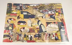 Jacqueline de Jong, Figuren voorstelling (litho), Lithografie op papier