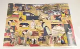 Jacqueline de Jong, Figuren voorstelling (litho), Lithografie op papier