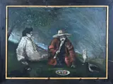 J.T.V. Heiningen, Mensen eten armen, Olieverf op linnen