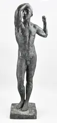 Groot bronzen beeld, Mannelijk naakt