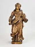 Religieus barok beeld, H 44 cm.