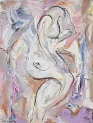 Jan te Wierik, Vrouwen figuur, Vrouwen figuur in pastelkleuren