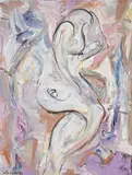 Jan te Wierik, Vrouwen figuur, Vrouwen figuur in pastelkleuren