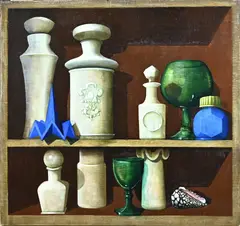 Barend Blankert, Stilleven, Olieverf op paneel