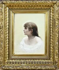 Georges Groegaert, Portret, Olieverf op paneel