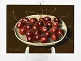 C. Cornelisz, Kersen, Olieverf op paneel