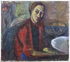 Monogram Ke, Expressionistisch, Olieverf op linnen