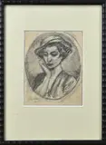 G.J. Staller, Portret, Potlood op papier