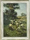 Landschap met herder by Pieter in 't Hout jr., Pieter in 't Hout jr, sold Oct 2025