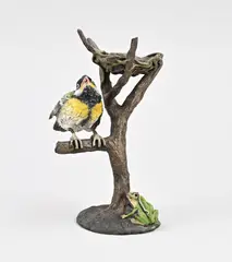 Groot Weens bronzen figuur, Vogel met nest