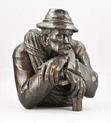 Houten beeld, Tiroler man