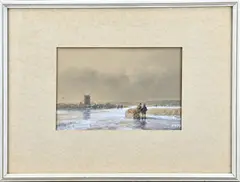 Andreas Schelfhout, Hollands wintergezicht, Andreas Schelfhout