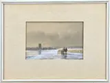 Andreas Schelfhout, Hollands wintergezicht, Andreas Schelfhout