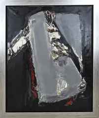 Henk Schuring, Abstract/Modern, Olieverf op linnen