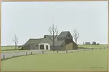Klaas Bernink, Boerderij 'De Wijk', Acryl op linnen