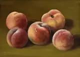 C. Cornelisz, Perziken, Olieverf op paneel