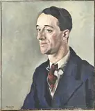 Pol Dom, Portret Fred Reitman, Olieverf op linnen