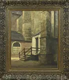 C.J. van der Aa, Ingang kerk Almelo, Olieverf op linnen