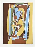 Kenzo Anaiwa, Moderne compositie, Litho op papier