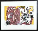 Jean M. Basquiat, Fantasie voorstelling, Litho op papier