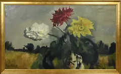 Bloemstilleven by Piet van Wijngaerdt, Olieverf op linnen, sold Jul 2025