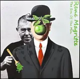 René Magritte, Man met hoed, Gemengde techniek op linnen