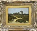 Onduid. gesign., Hollands duinlandschap, Olieverf op paneel