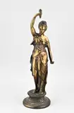 Griekse dame Bronzen beeld, Griekse dame