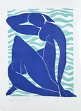 Vrouwelijk naakt by Henri Matisse, Collage + lithografie (cut-out), sold Jan 2025