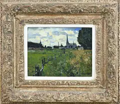 Evert Moll, Landschap bij Almelo, Olieverf op linnen