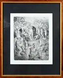 Otto Lais, Figuren voorstelling, Ets op papier