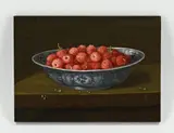 C. Cornelisz, Chinese schaal met fruit, Olieverf op paneel