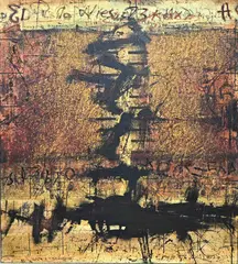 Mariusz Krawczyk, Moderne compositie, Acryl op linnen