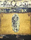 Mariusz Krawczyk, Moderne compositie, Acryl op linnen