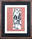 Guillaume Corneille, Abstract, Litho op papier
