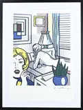 Roy Lichtenstein, Vrouwen in slaapkamer, Lithografie