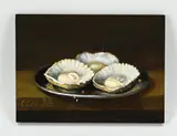 C. Cornelisz, Oesters, Olieverf op paneel